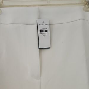 Ann Taylor White Trousers